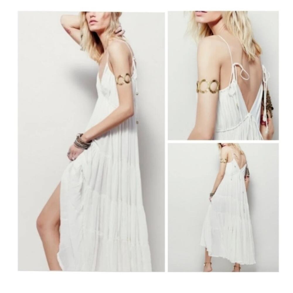 Free People X Endless Summer Cosmico White Maxi Dress size XS